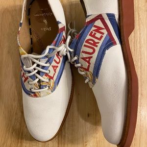 NEW Mens Polo Ralph Lauren Rhett Saddle Oxfords